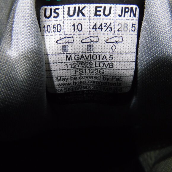 HOKA mens size 10.5D gaviota 5 - Picture 12 of 12